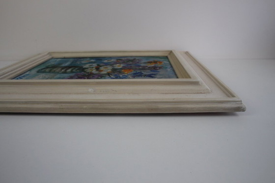 Image 1 of Handgemaltes Gemälde, Öl auf Leinwand, Signiert, Tschechoslowakei, 1963