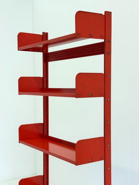 Image 1 of Bibliothèque Congresso de Lips Vago, couleur rouge orangé