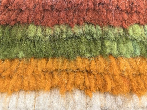 Image 1 of Tapis berbère - 254 cm x 154 cm - laine colorée