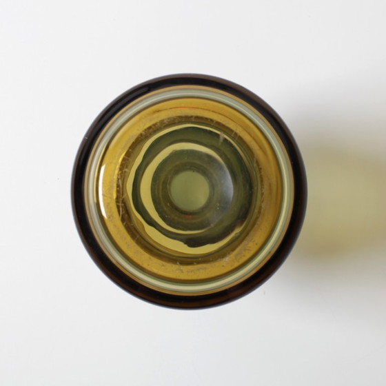 Image 1 of Vintage “Havana” Glass Gradient Vase by Per Lütken for Holmegaard / Denmark / 1970s