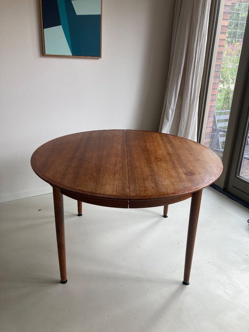 Ronde Tafel Midcentury/ Stijl Deens Design – eettafels, Wood (photo 2 of 10)