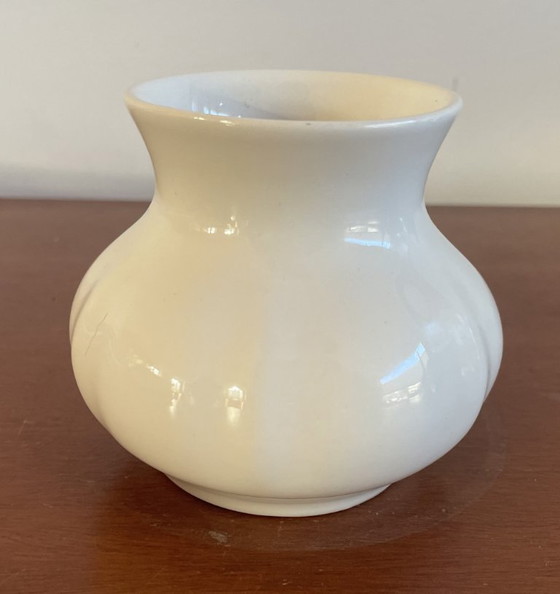 Image 1 of De Porceleyne Fles Delft - Vase en faïence blanche de Delft