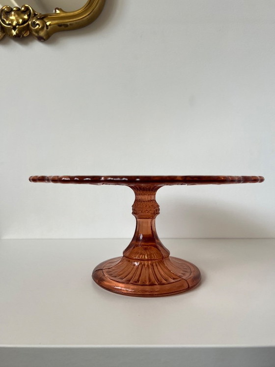 Image 1 of Plato para servir Art Déco rosa de Luxval