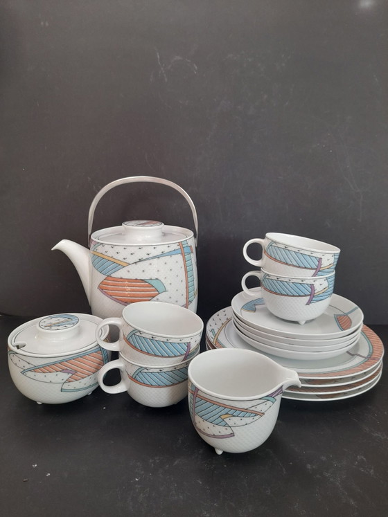 Service a petit déjeuner Rosenthal Dorothy Hafner / Tapio Wirkkala, Vaisselle, Porcelaine, Multicolore (photo 7 sur 7)