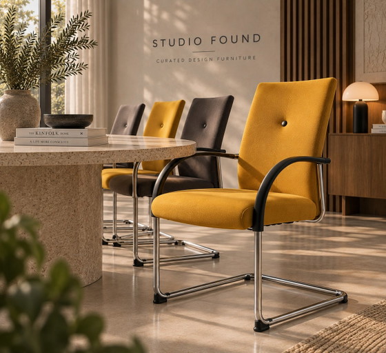 Set 4 Fritz Hansen Independence | Burkhard Vogtherr – Office chairs, Cotton (photo 8 of 8)