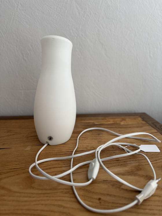 Image 1 of Lampe de table vintage Mylonit IKEA blanche