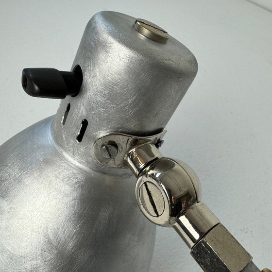 Image 1 of ALTE GROSSE LAMPE INDUSTRIELLE AKKORDEON-WANDLEUCHTE