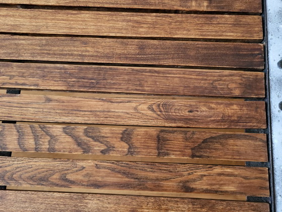 Image 1 of Vallauris Madoura Jouver coffee table in wood and ceramic, Vintage Design