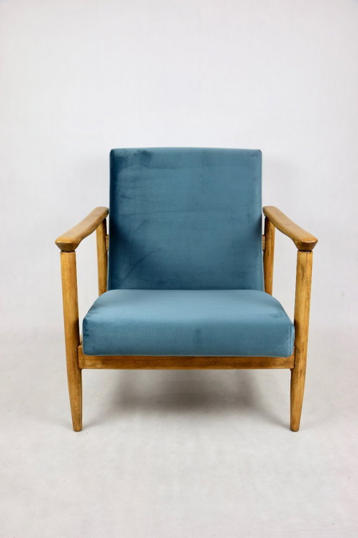Blue Ocean GFM-142 Armchair attributed to Edmund Homa, 1970s