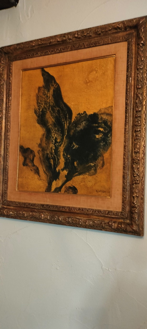 Image 1 of Autumn leaf painting