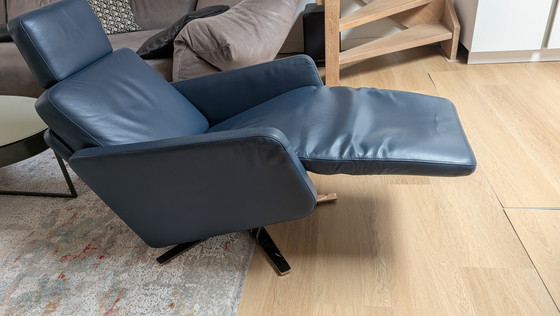INTERTIME Relax-Sessel – Verstellbarer relaxsessel, Leather, Metal (photo 5 of 10)