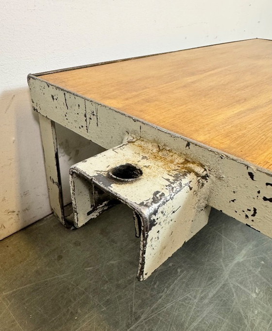 Image 1 of Carrello da caffè industriale grigio, anni '60