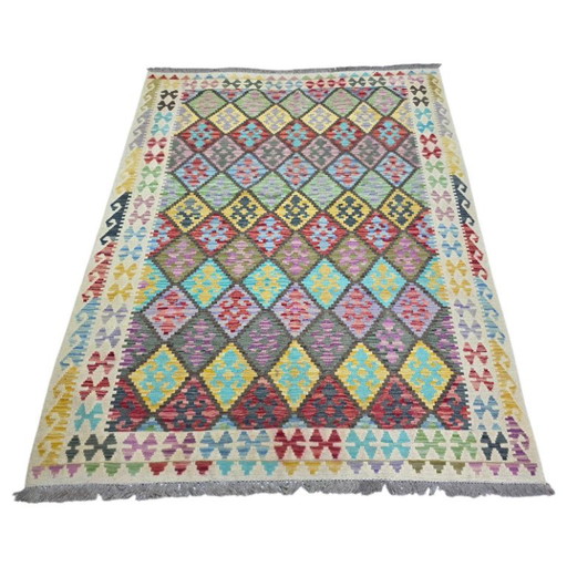 Kilim Maimana Estilo Antiguo 190x272cm – vloerkleden en tapijten, Wool (photo 2 of 5)