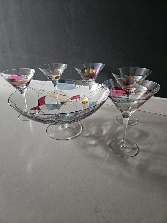 Image 1 of Antoni Barcelona Sagrada Martini glazen en schaal