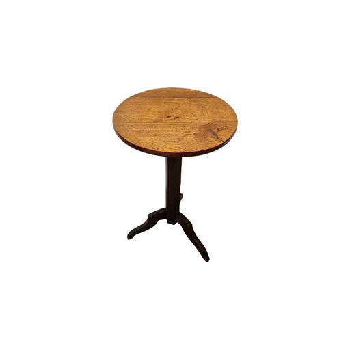 Table à plantes tripode en bois, de style français ancien, seconde moitié du XIXe siècle