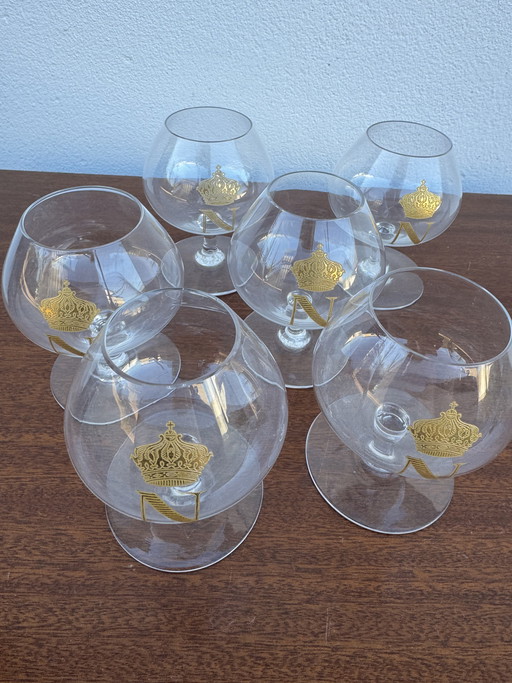 Copas de licor Napoleón de cristal Baccarat