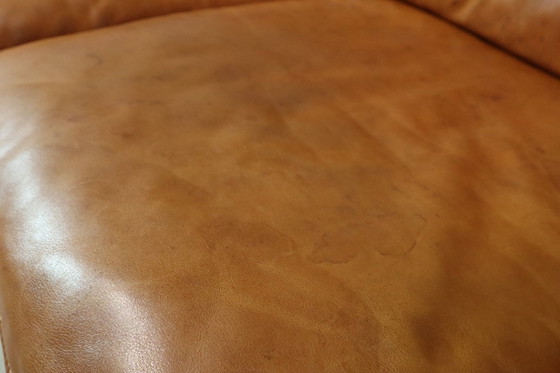 Image 1 of DS-16 Cognac leather sofa by De Sede Switzerland, 1970s
