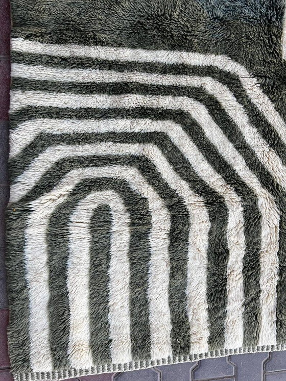 Off-white marokkanischer Teppich mit geometrischen Mustern, 160cm x 260cm – Teppiche & Läufer, Wool (photo 6 of 8)