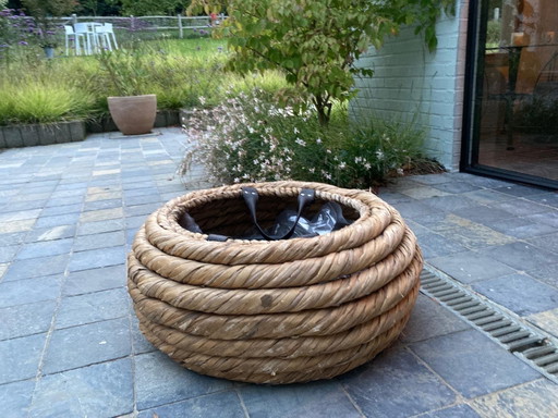 Rustic Wood basket 
