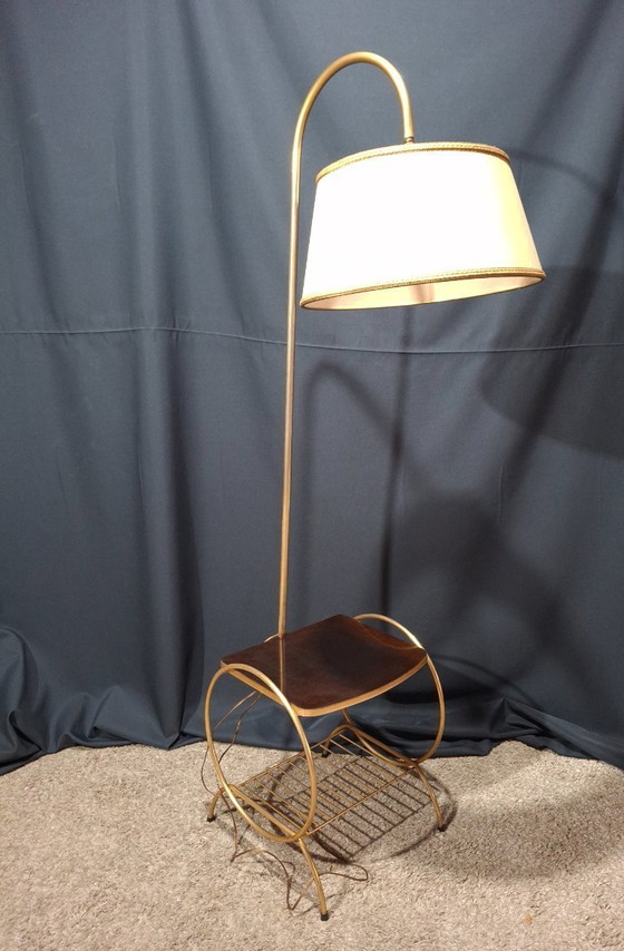 Image 1 of 1950s reading floor lamp