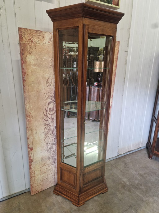 Classic display cabinet, china cabinet, wine/whiskey bar dim. 59x33cm and 196cm high.
