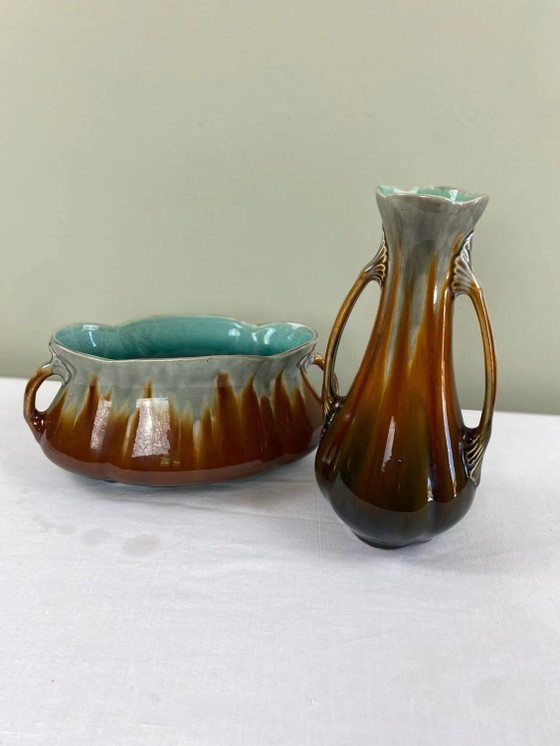 Art Nouveau planter – Vases, Ceramic (photo 8 of 10)