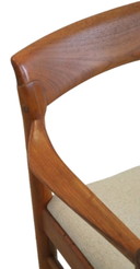 4 chaises de salle à manger Bramin 'Jersore' vintage