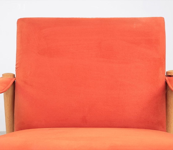 Image 1 of Safari-Stühle aus Eichenholz, Skipper Møbler 1980s