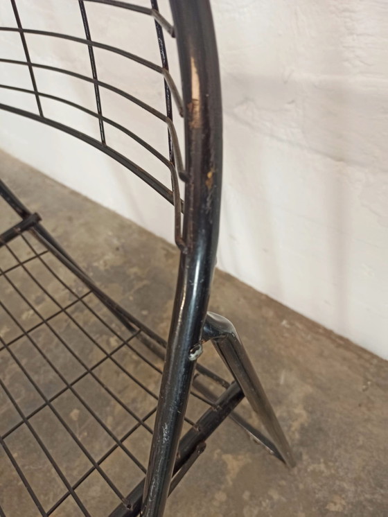 3 X Vintage Niels Gammelgaard Voor IKEA Aland Klapstoelen – Metal (photo 13 of 15)
