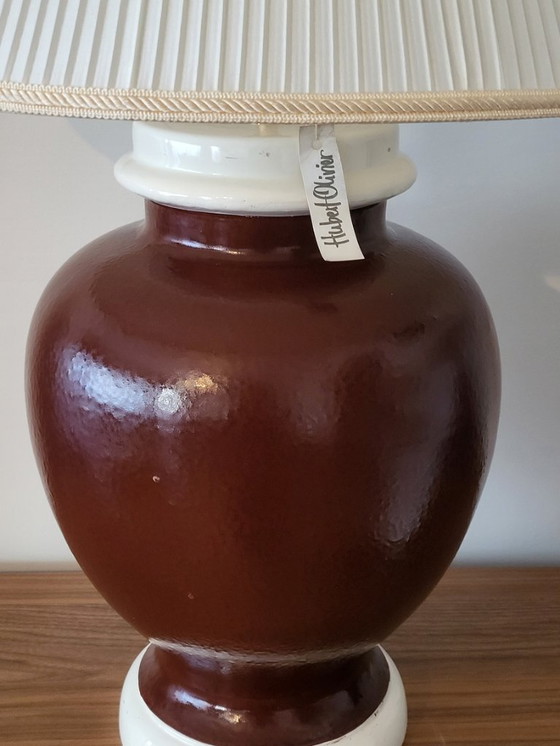 Image 1 of Grote keramische lamp van Hubert Olivier, Frankrijk