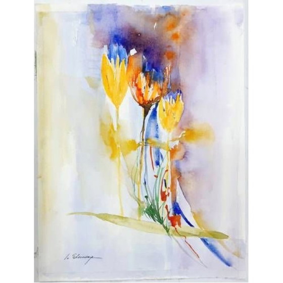 Image 1 of Acquerello, aprile, 40 cm per 30 cm