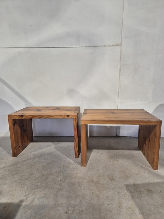 Image 1 of Une paire de tables d'appoint Ate van Apeldoorn