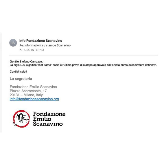 Image 1 of Emilio Scanavino, Siebdruck auf Karton, 1960er Jahre