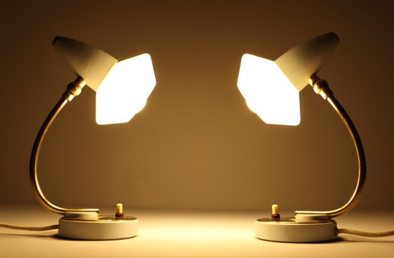 Image 1 of Mid Century Lampes de table/lampes à poser, France, années 1960