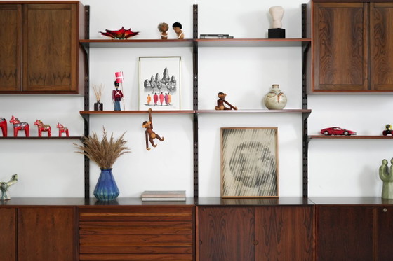 Modulaire stellingen van palissanderfineer van Poul Cadovius, Denemarken, jaren 70. – Wandkast, Mdf (photo 3 of 27)