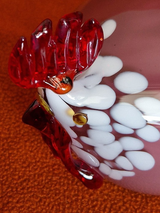 Image 1 of Gallina in vetro artistico