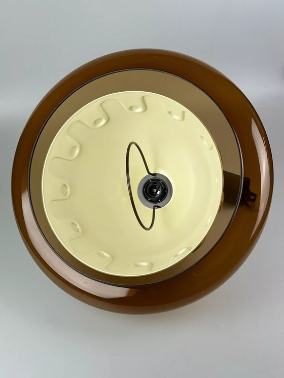 Image 1 of Lampada da soffitto anni '60 e '70, lampada a sospensione, acrilico, plastica, metallo, design spaziale