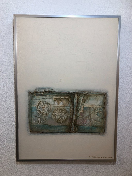 Pintura al óleo abstracta de Machiel Hopman