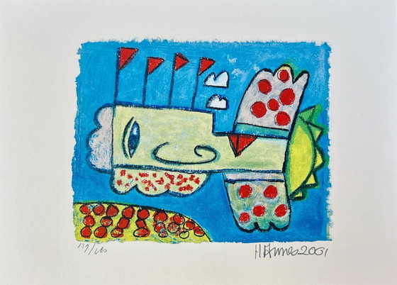 Image 1 of Screen print Hannes Kuiper