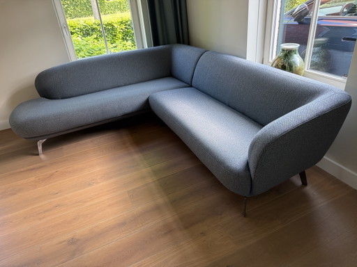 🛋️ Leolux Flint hoekbank met Ploeg stof ZGAN 🛋️