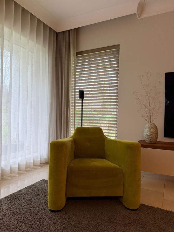 Image 1 of Poltrona di design Linteloo - Velluto verde - Come nuova