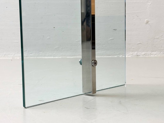 Image 1 of Scrivania/consolle in vetro di Gallotti & Radice, Italia, anni '70.