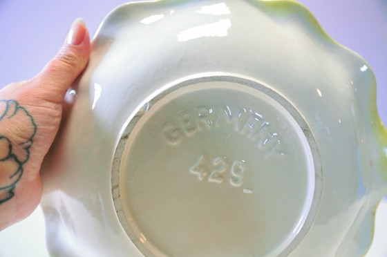 Vintage Yellow Ceramic Bowl – Crockery (photo 6 of 6)
