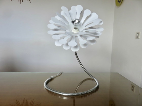 Image 1 of Lampada a forma di fiore in stile era spaziale, rockabilly, vintage, anni '80-'90