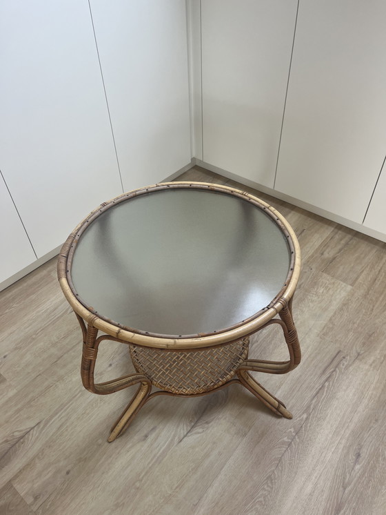 Image 1 of Tavolino in rattan