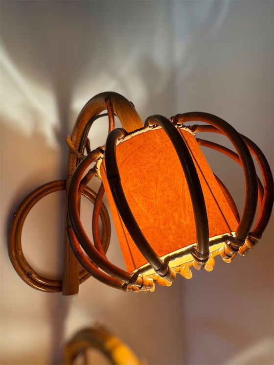 Image 1 of Appliques Louis Sognot bambou années 60