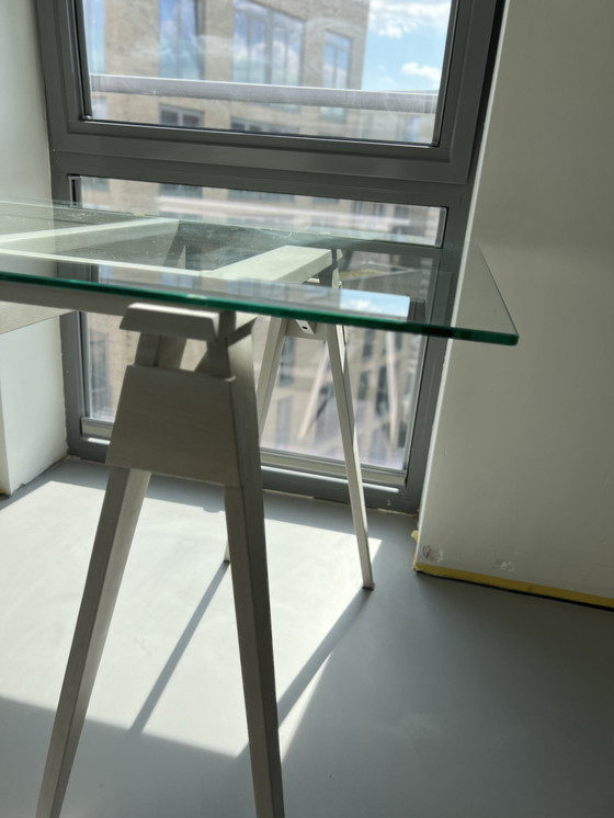 Image 1 of Design House Stockholm – Arco Bürotür Chuck Mack – Wit/Glas