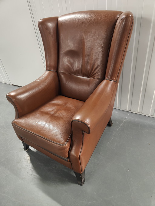 Mol & Geurts Ear Armchair Schwerer Lederstuhl