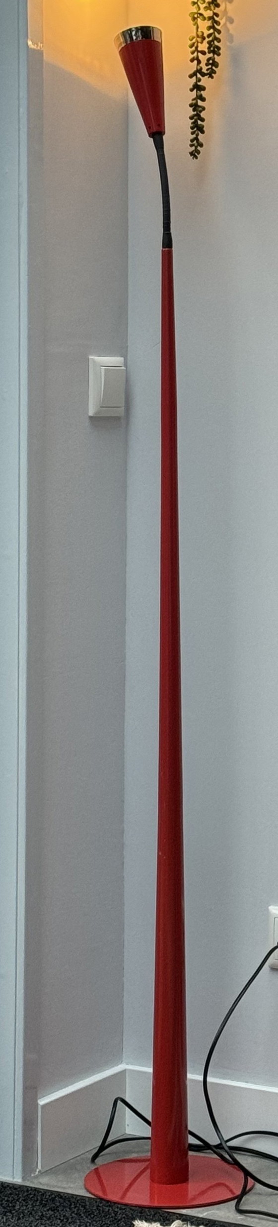 Image 1 of Vintage Red Floor Lamp