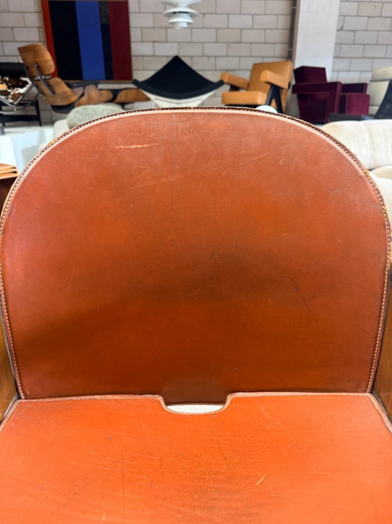 Sedia Vintage B&B Italia Dialogo Afra & Tobia Scarpa – Poltrone, Leather, Wood (photo 11 of 13)